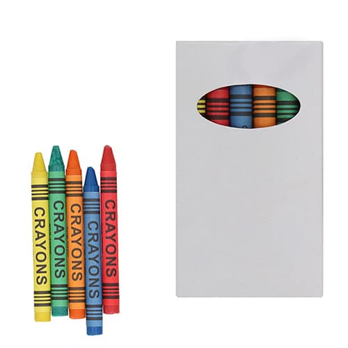 Caja Con 5 Crayolas. - O 050 - For Promotional - KW Publicidad Corporativa
